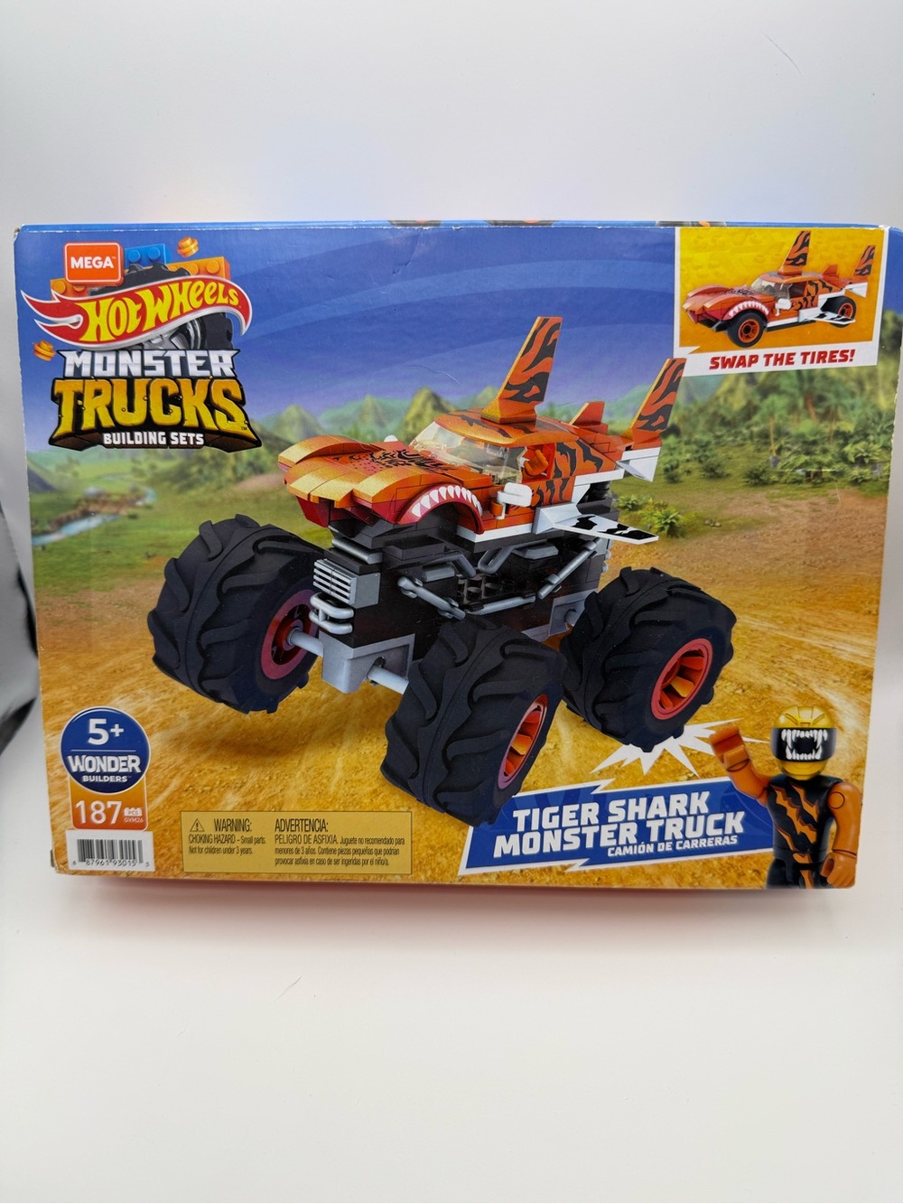 Mega Hot Wheels Monster Truck Building Toy Set